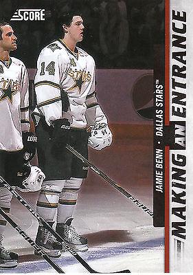 Jamie Benn #1 Hockey Cards 2011 Panini Score Making an Entrance
