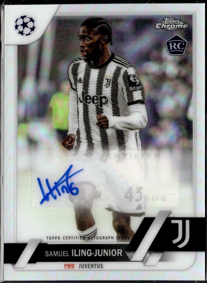 Samuel Iling Junior #CA-SI 2022 Topps Chrome UEFA Club Competitions Autographs