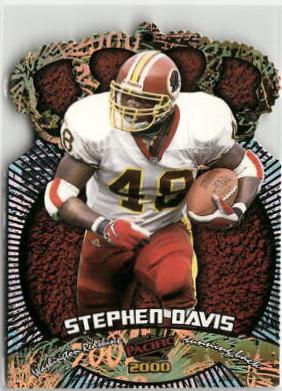 Stephen Davis #27 Football Cards 2000 Pacific Gold Crown Die Cuts