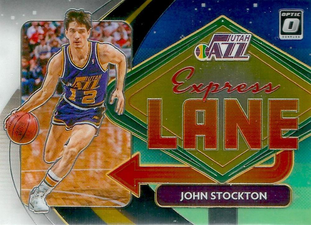 John Stockton #2 Basketball Cards 2020 Panini Donruss Optic Express Lane