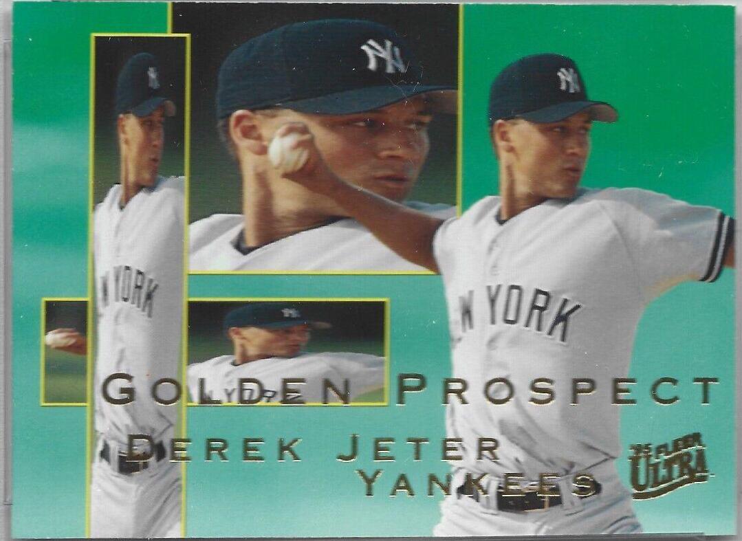 Derek Jeter #7 Baseball Cards 1995 Ultra Golden Prospect