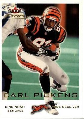 Carl Pickens #11 Football Cards 2000 Fleer Focus