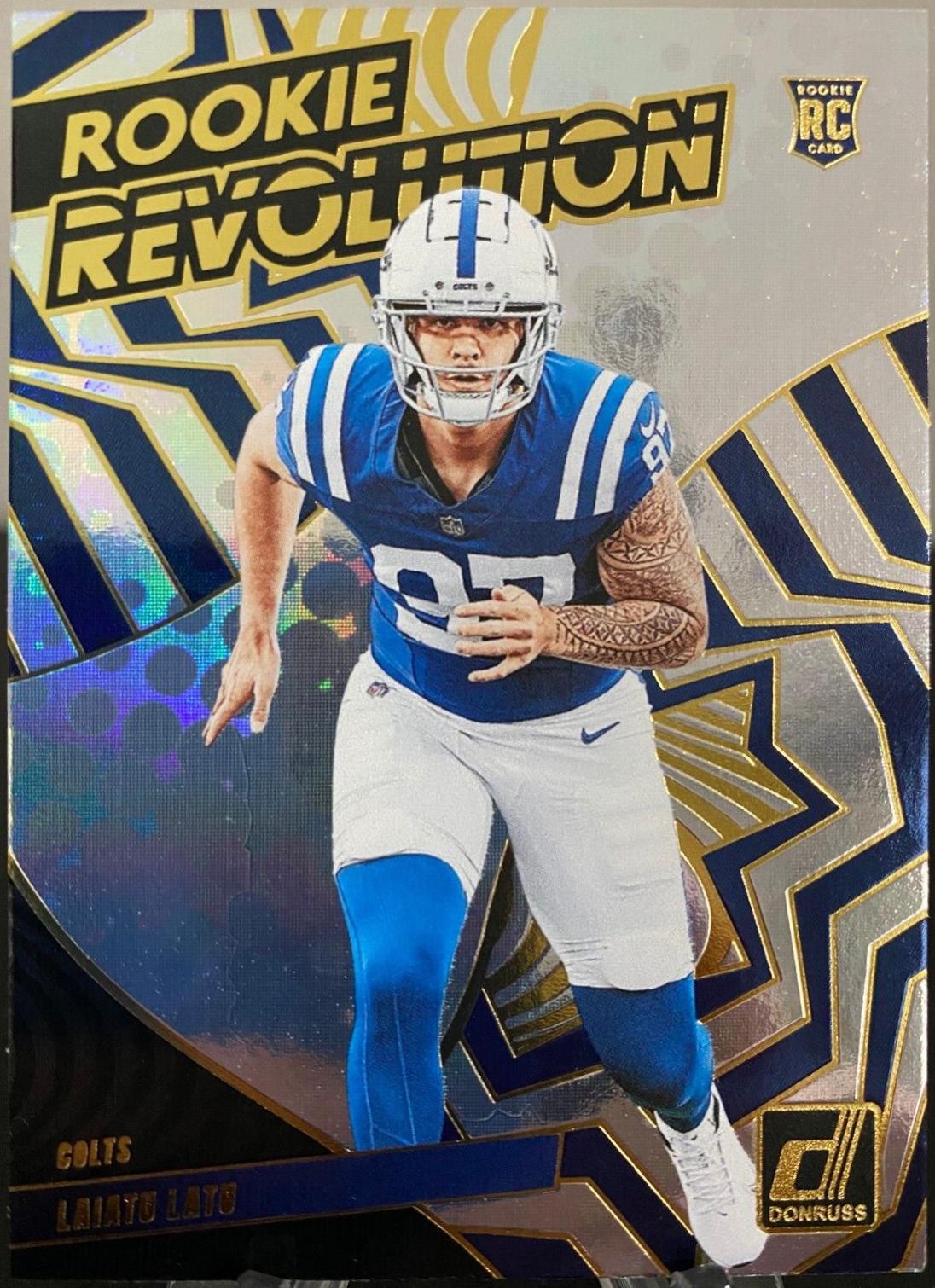 Laiatu Latu #32 Football Cards 2024 Panini Donruss Rookie Revolution