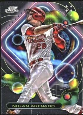 Nolan Arenado #1 Baseball Cards 2023 Topps Cosmic Chrome