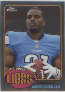 Ameer Abdullah #76-AA Football Cards 2015 Topps Chrome 1976