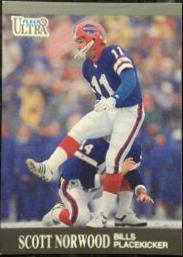 Scott Norwood #5 Football Cards 1991 Ultra