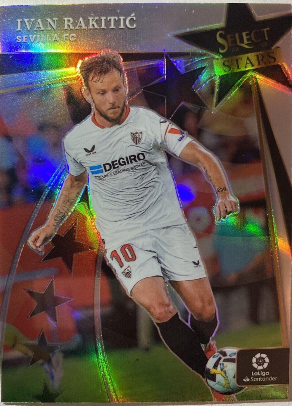 Ivan Rakitic #22 Soccer Cards 2022 Panini Select La Liga Stars
