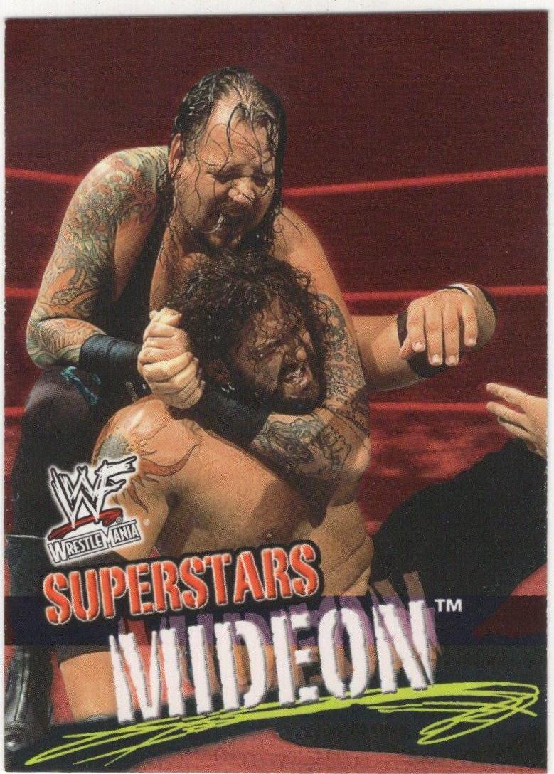 Mideon #22 Wrestling Cards 2001 Fleer WWF Wrestlemania