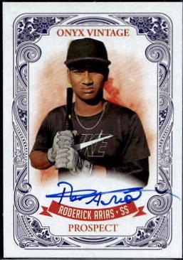 Roderick Arias #VARI 2021 Onyx Vintage Baseball