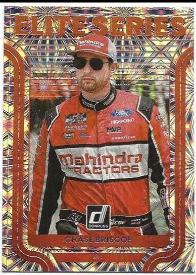 Chase Briscoe #E10 Racing Cards 2023 Panini Donruss NASCAR Elite Series