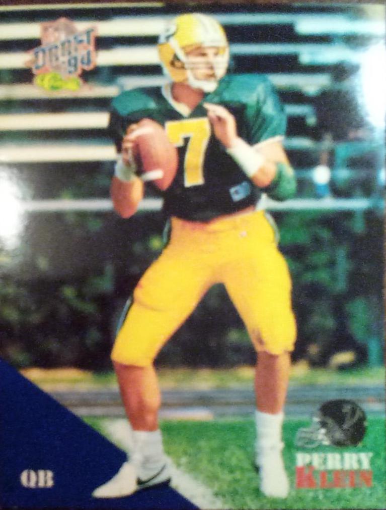 Perry Klein #24 Football Cards 1994 Classic