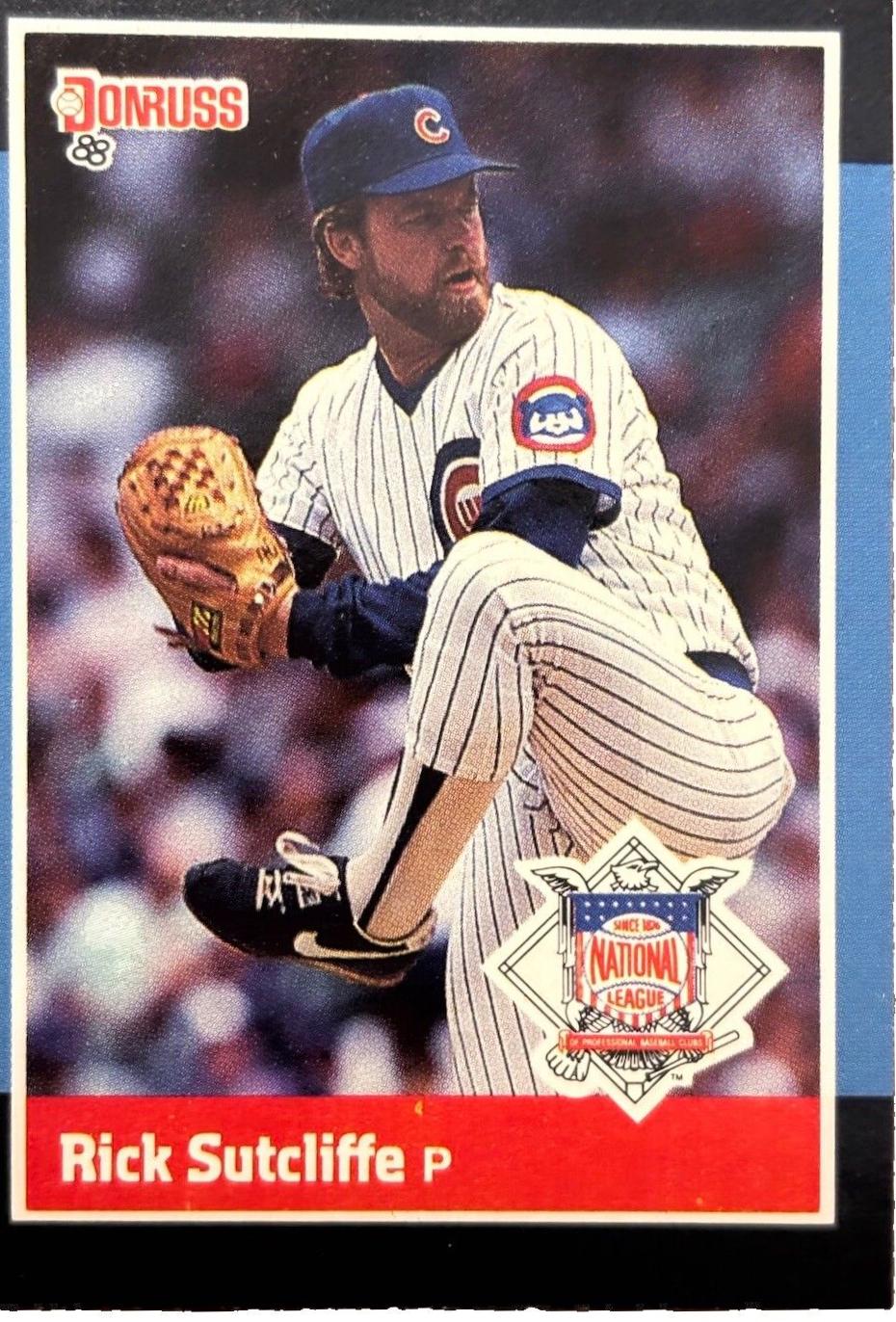 Rick Sutcliffe #43 Baseball Cards 1988 Panini Donruss All Stars