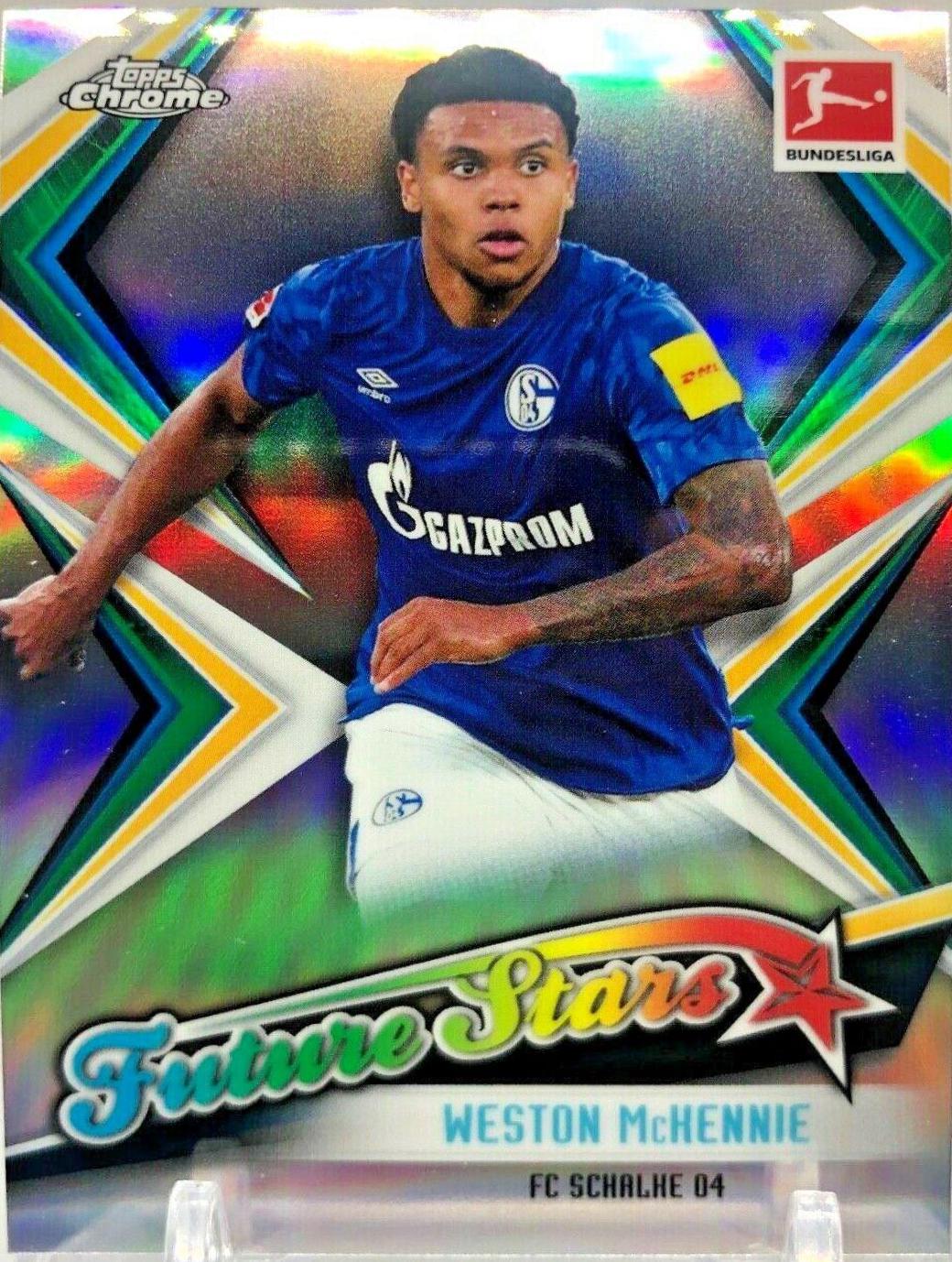 Weston McKennie #FS-11 Soccer Cards 2019 Topps Chrome Bundesliga Future Stars