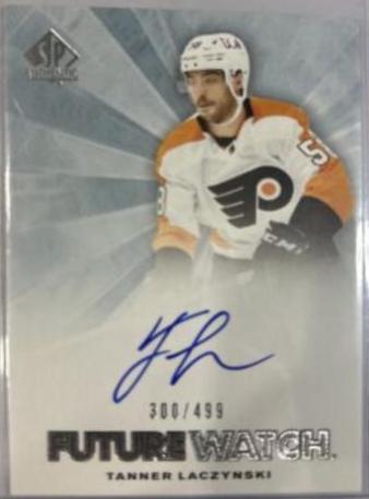 Tanner Laczynski #RFWA-TL 2021 Sp Authentic Retro Future Watch Autograph Hockey