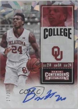 Buddy Hield [White Jersey Autograph Cracked Ice Ticket] #104