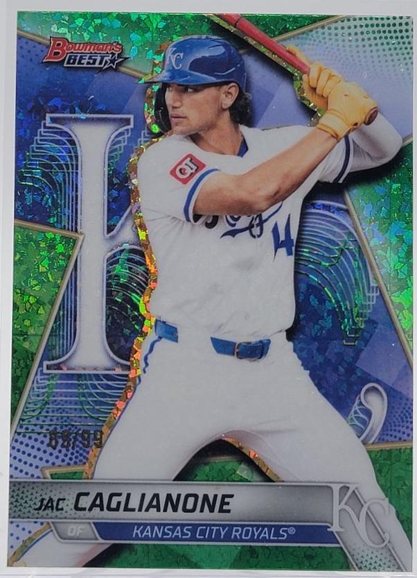 Jac Caglianone [Green Mini-Diamond Refractor] #TP-3