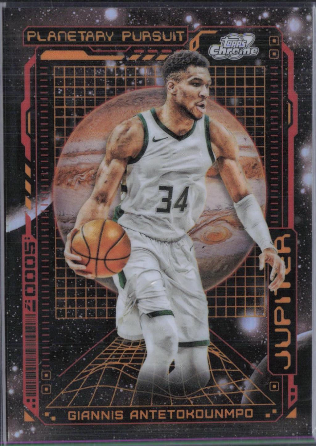 Giannis Antetokounmpo #PPJ-3 2023-24 Topps Chrome Cosmic Basketball Planetary Pursuit