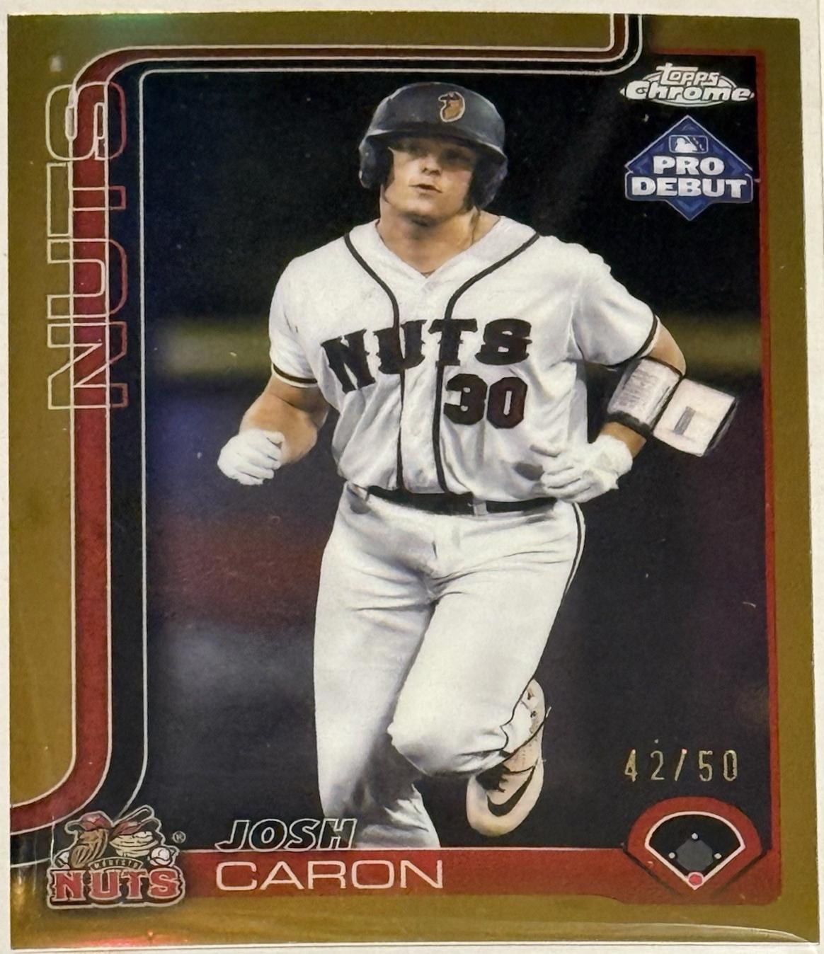 Josh Caron [Gold Refractor] #PDC-189