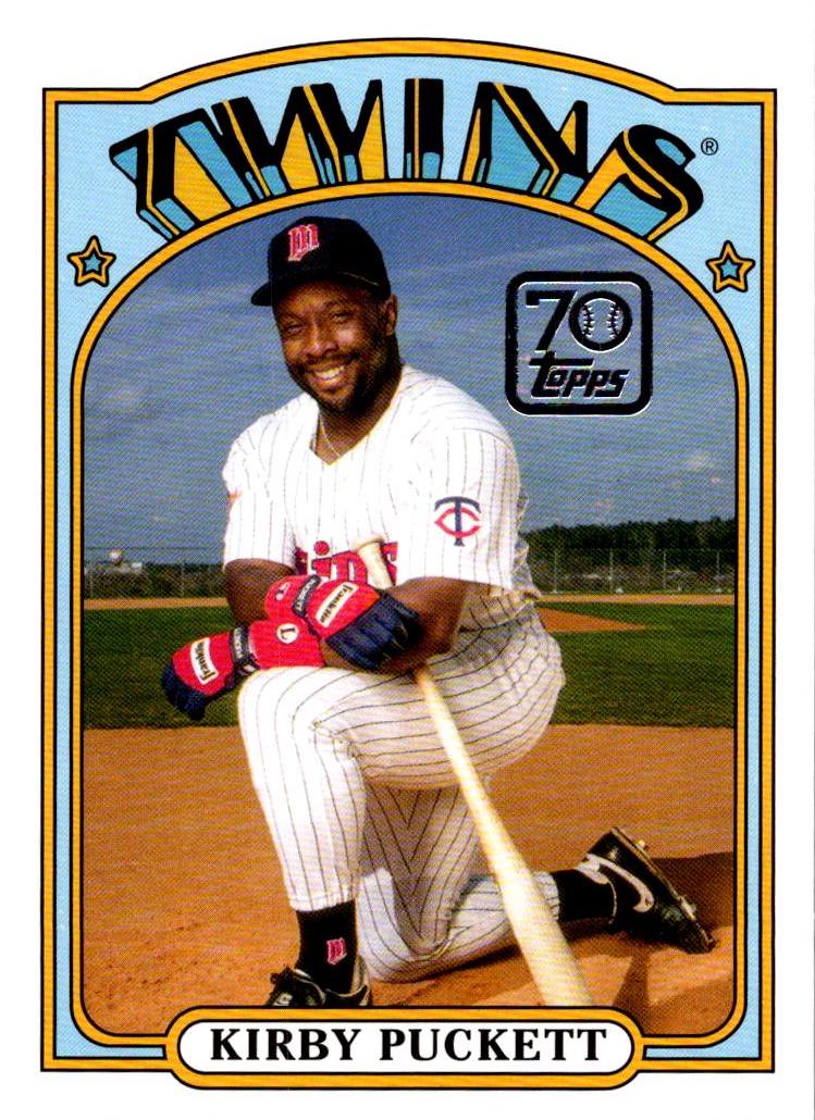 Kirby Puckett #70YT-22 Baseball Cards 2021 Topps 70 Years of Baseball