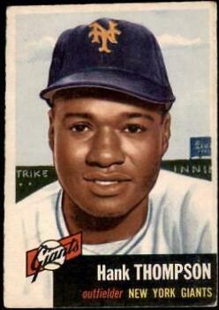 Hank Thompson #20 Baseball Cards 1953 Topps