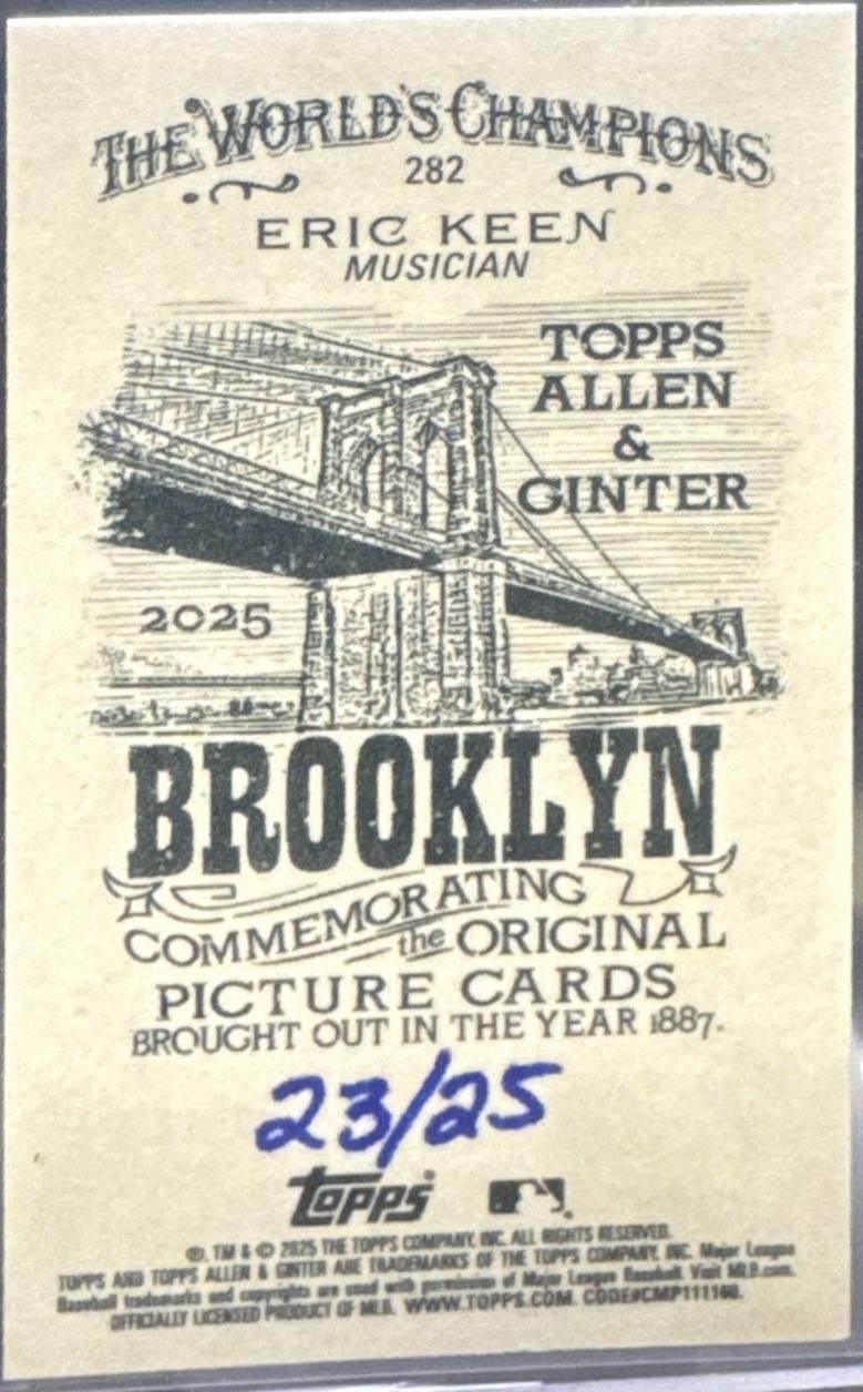 Eric Keen [Brooklyn Back Mini] #282