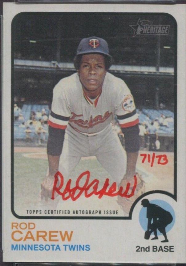 Rod Carew [Special Edition Red Ink] #ROA-RC