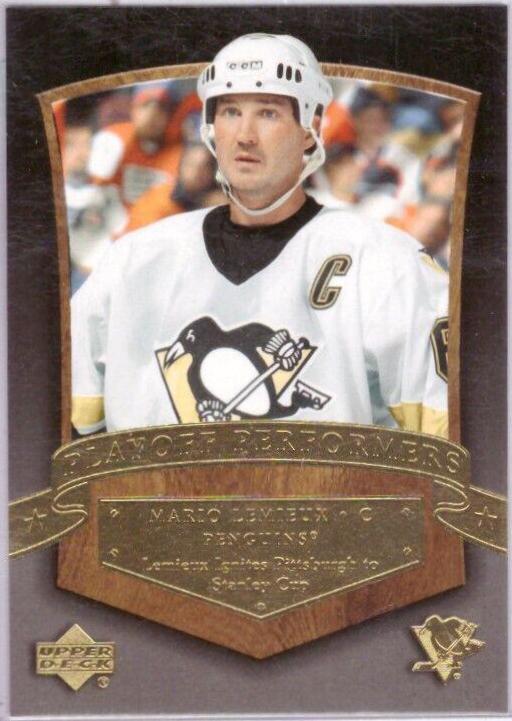 Mario Lemieux #PP7 Hockey Cards 2005 Upper Deck Playoff Performers