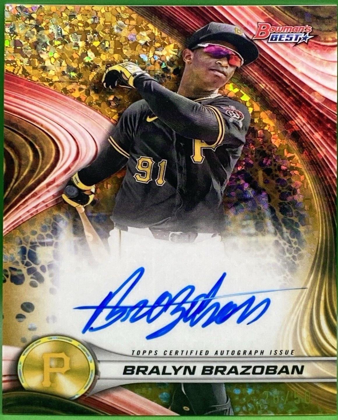 Bralyn Brazoban [Gold Mini-Diamond Refractor] #B24-BB