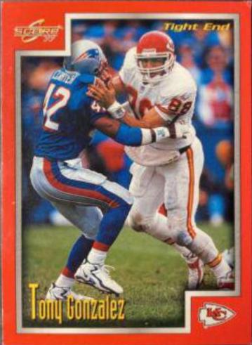 Tony Gonzalez #205 1999 Score Football