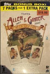 Blaster Box Baseball Cards 2007 Topps Allen & Ginter Prices