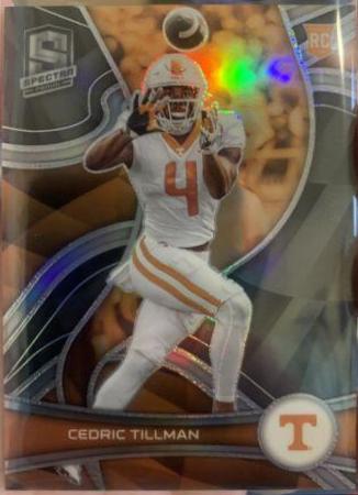 Cedric Tillman #11 2023 Panini Chronicles Draft Picks Spectra Football