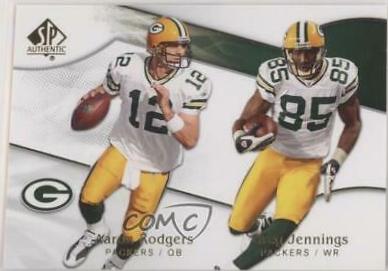 Aaron Rodgers, Greg Jennings #152 Football Cards 2009 SP Authentic