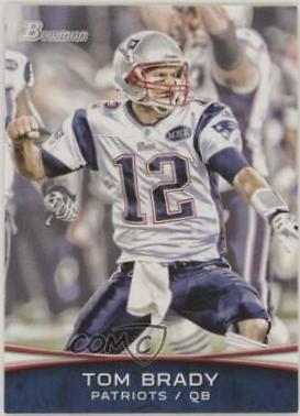 Tom Brady #50 Football Cards 2012 Bowman