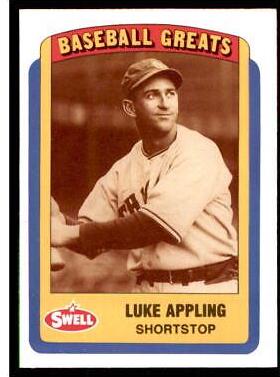 Luke Appling #18 Baseball Cards 1990 Swell Greats
