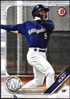 Corey Ray #BP-12 2019 Bowman Prospects Baseball