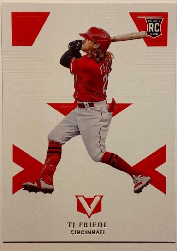 TJ Friedl #9 Baseball Cards 2022 Panini Chronicles Vertex