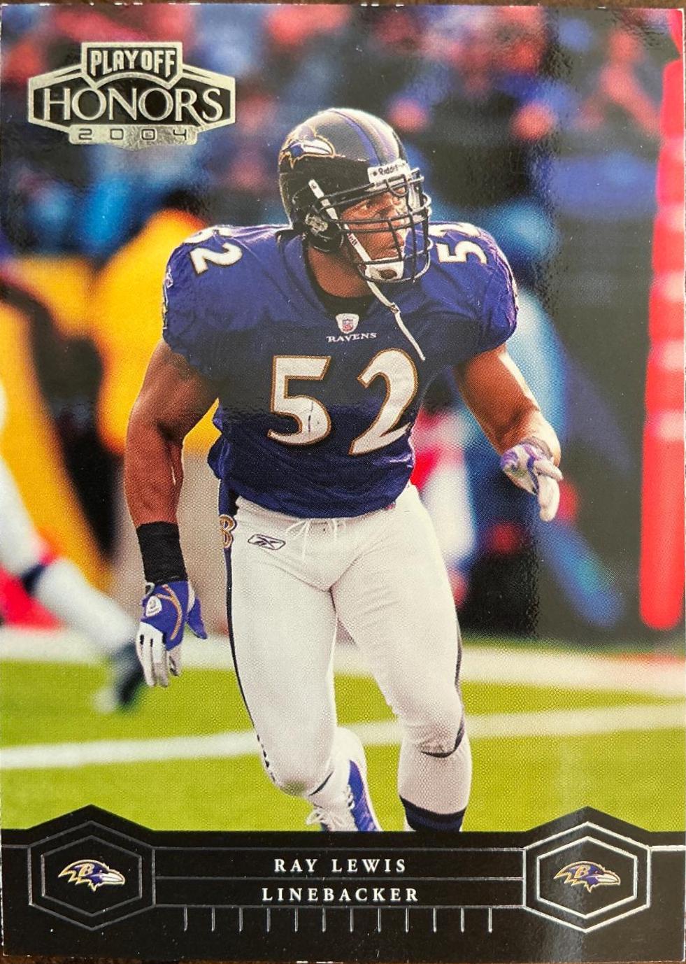 Ray Lewis #10 2004 Playoff Honors Football