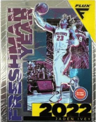 Jaden Ivey #10 Basketball Cards 2022 Panini Flux Freshman Year