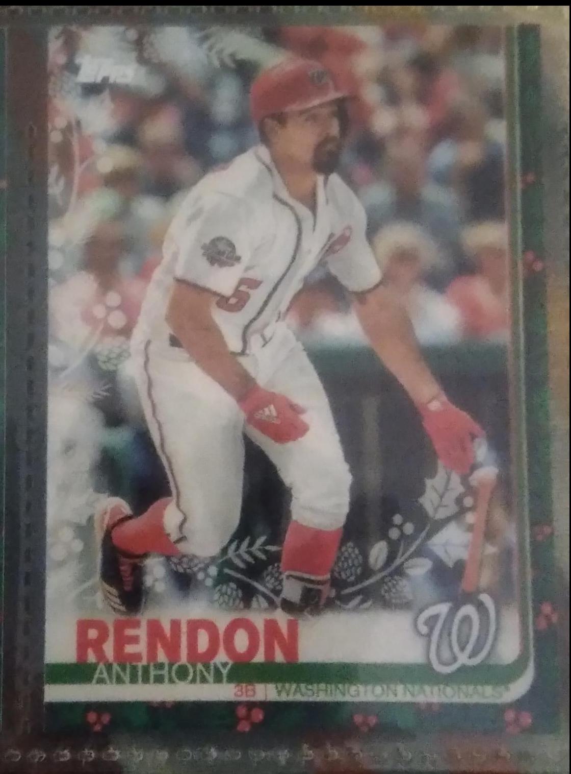 Anthony Rendon #HW110 Baseball Cards 2019 Topps Holiday Mega Box