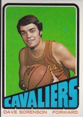 Dave Sorenson #12 Basketball Cards 1972 Topps