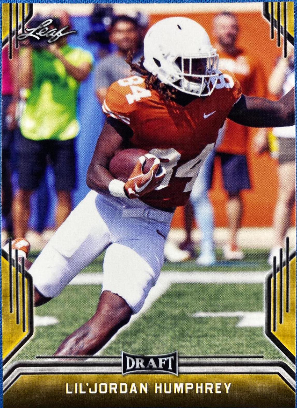 LilJordan Humphrey #49 Football Cards 2019 Leaf Draft