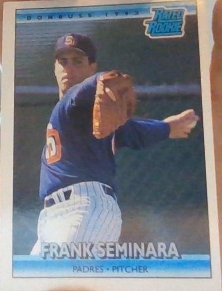 Frank Seminara #10 Baseball Cards 1992 Donruss
