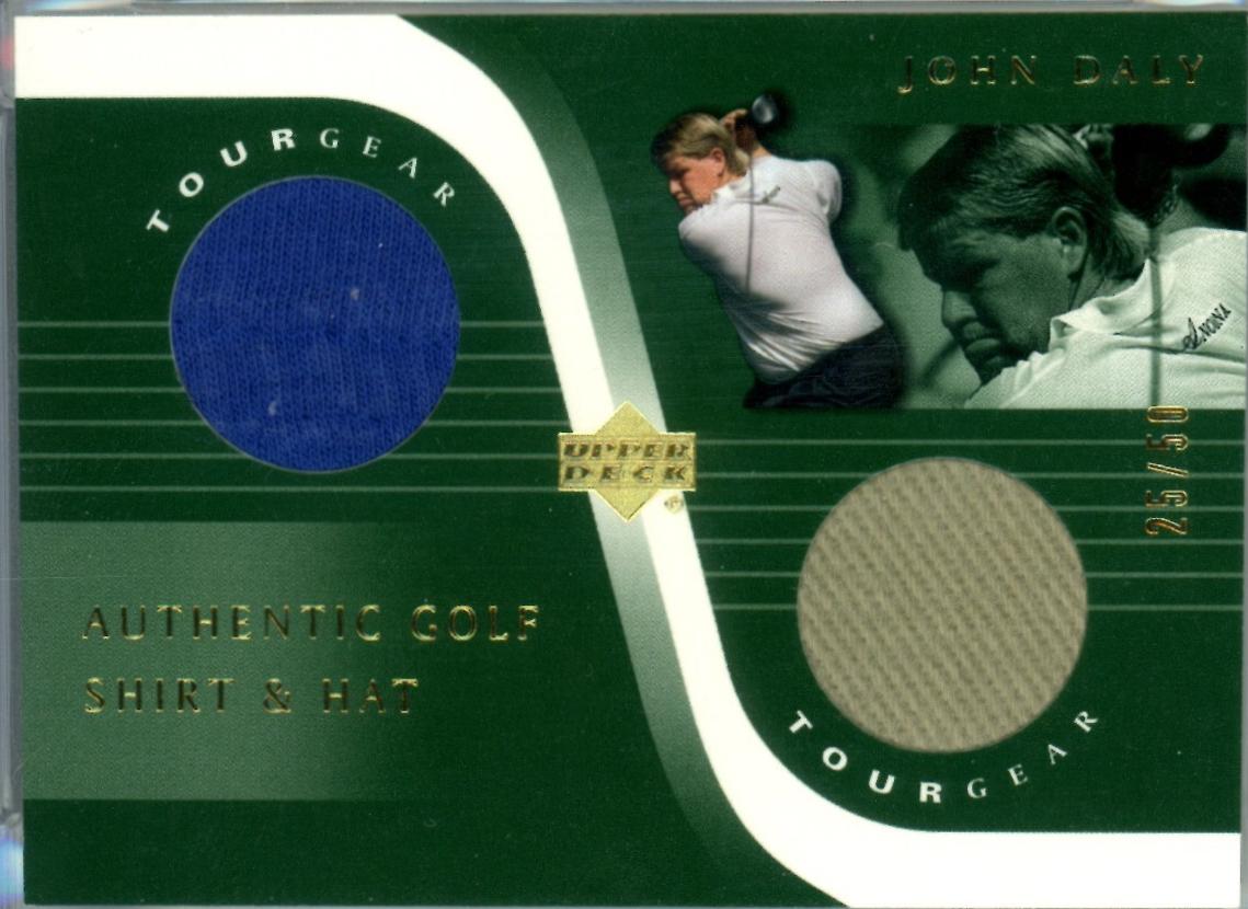 John Daly #TG-JD Golf Cards 2001 Upper Deck Tour Gear