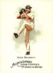 Josh Beckett #55 Baseball Cards 2008 Topps Allen & Ginter Prices