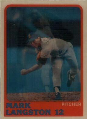 Mark Langston #46 Baseball Cards 1988 Sportflics