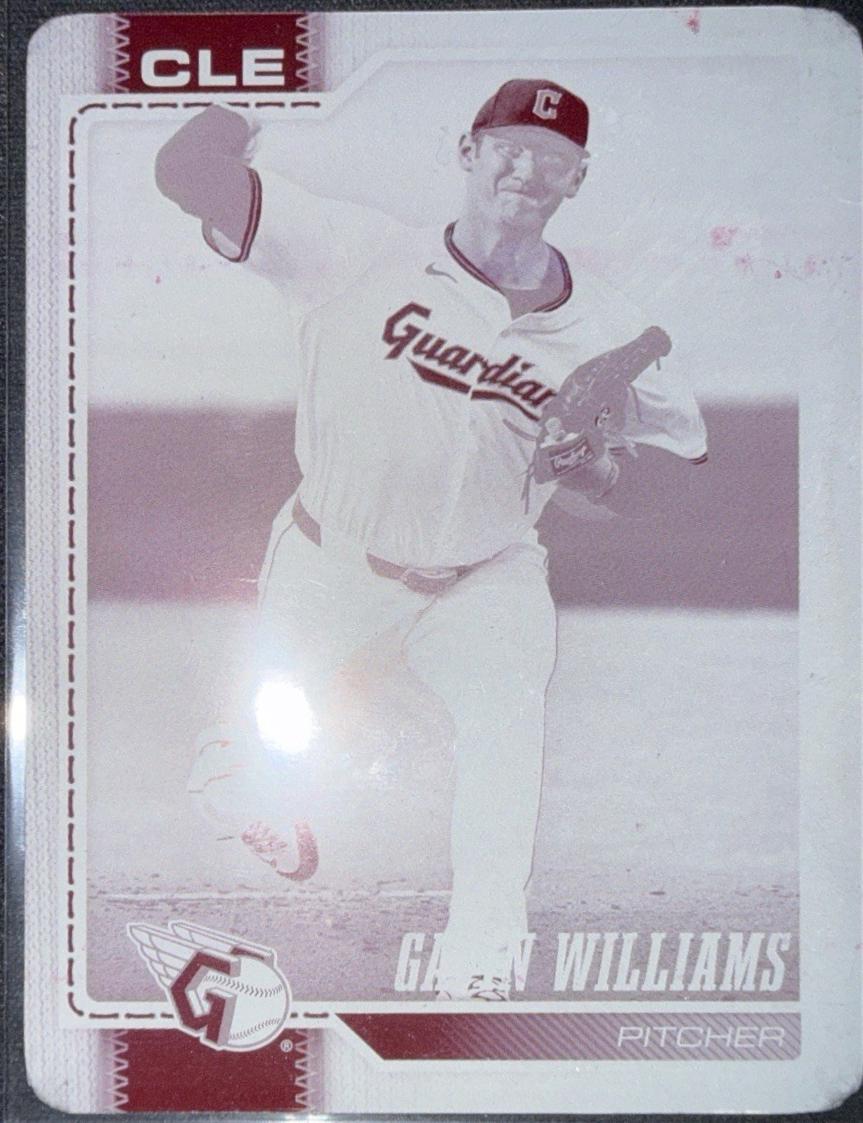 Gavin Williams [Printing Plate] (2026 Topps)