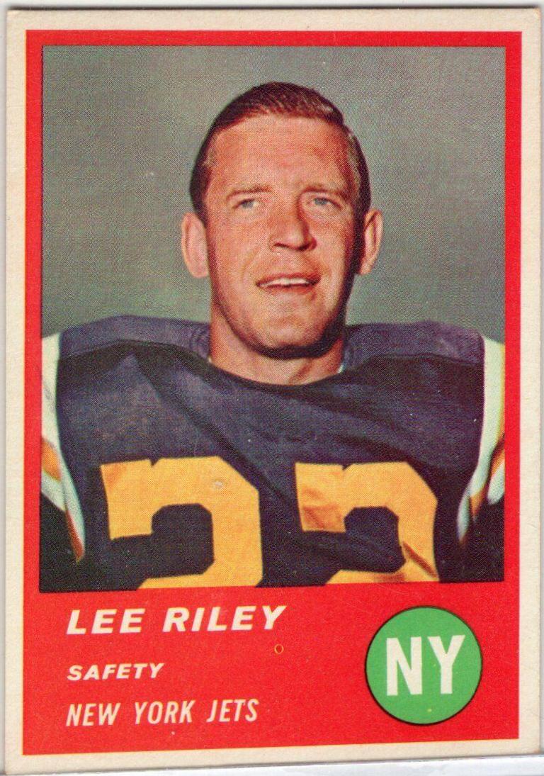 Lee Riley #19 Football Cards 1963 Fleer