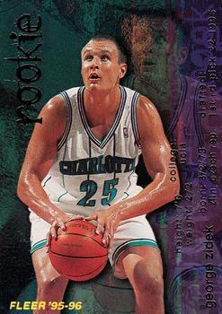 George Zidek #319 Basketball Cards 1995 Fleer