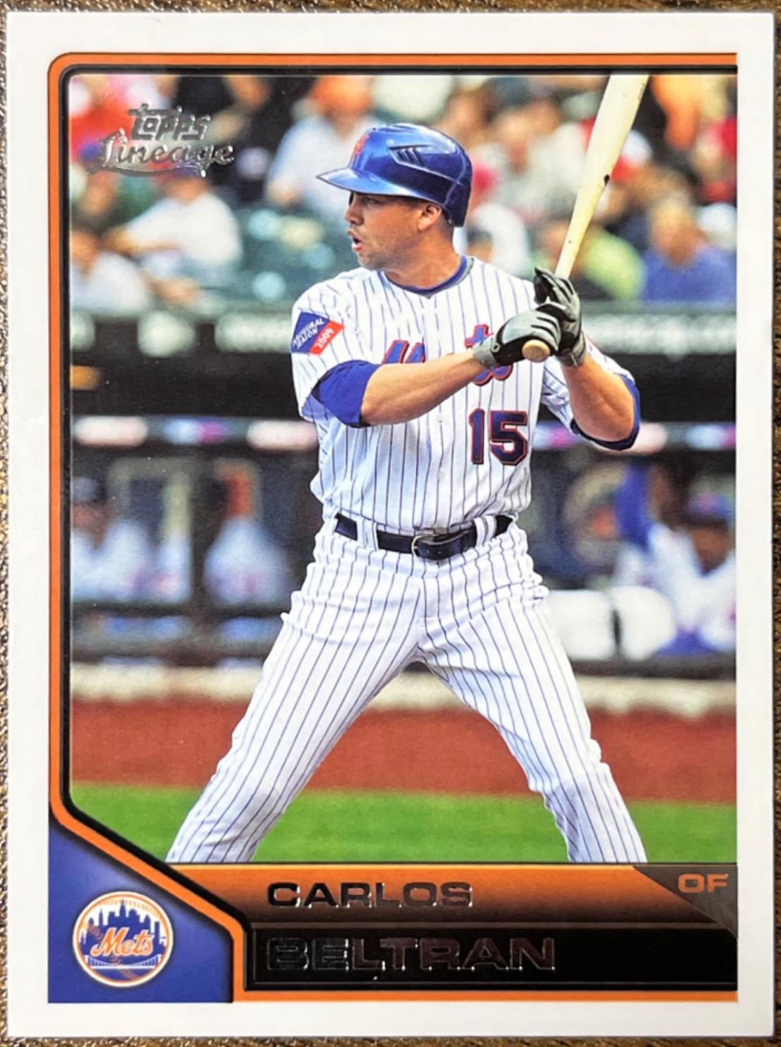 Carlos Beltran #6 Baseball Cards 2011 Topps Lineage