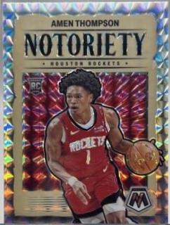 Amen Thompson #7 Basketball Cards 2023 Panini Mosaic Notoriety